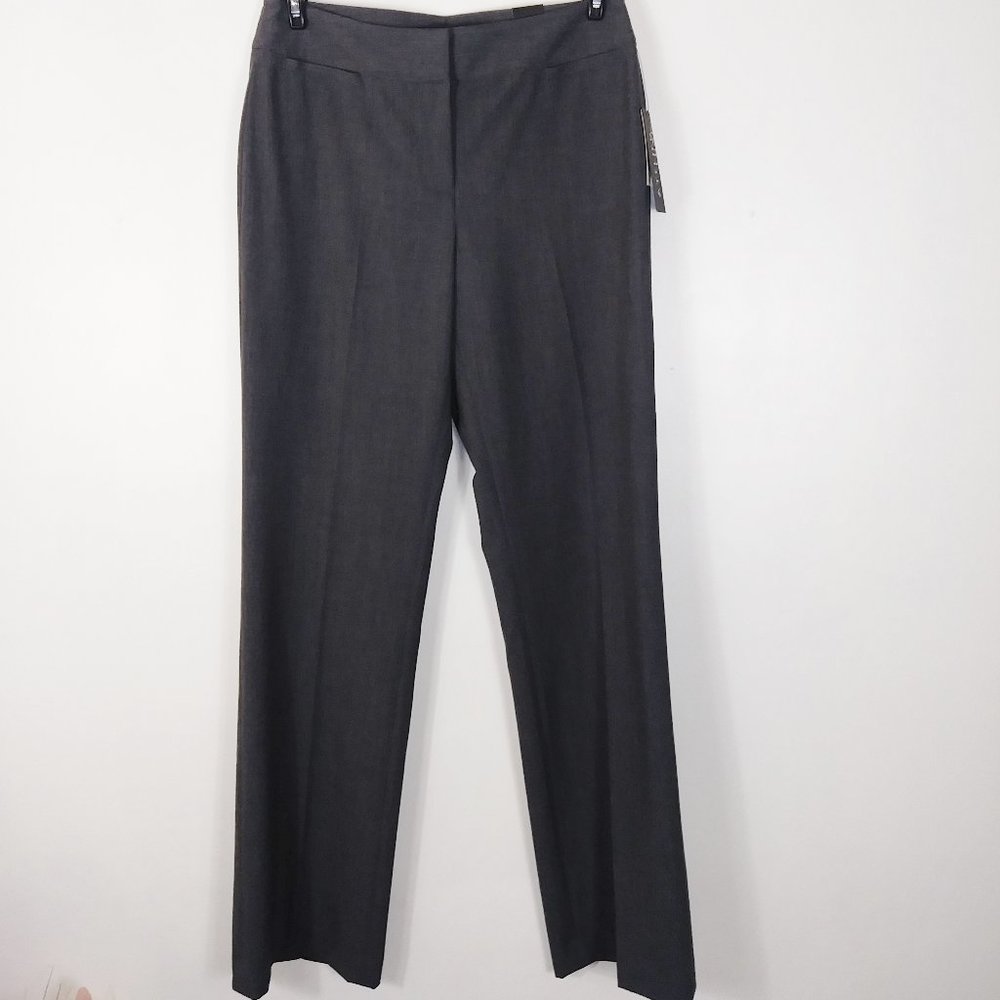 NWT Atelier Luxe gray trousers Size 4